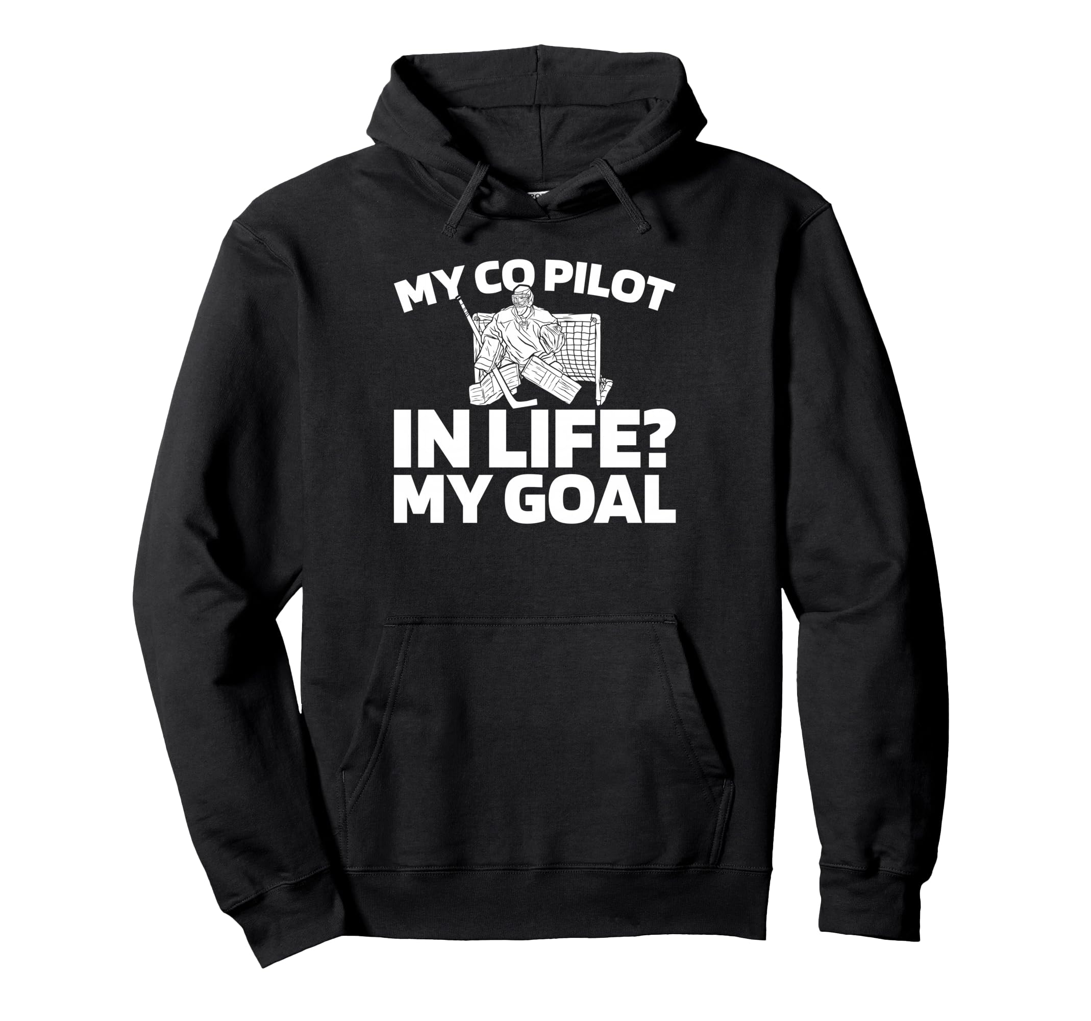 Hockey Goalkeeper Ice Hockey Goalie Hoodie - Trendy Graphic Unisex