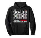 Ice Hockey Goalie Mimi Funny Ice Hoodie - Casual Everyday Wear Men Women