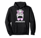 Mom Both Messy Bun Dancer Soccer Hoodie - Casual Everyday Wear Unisex