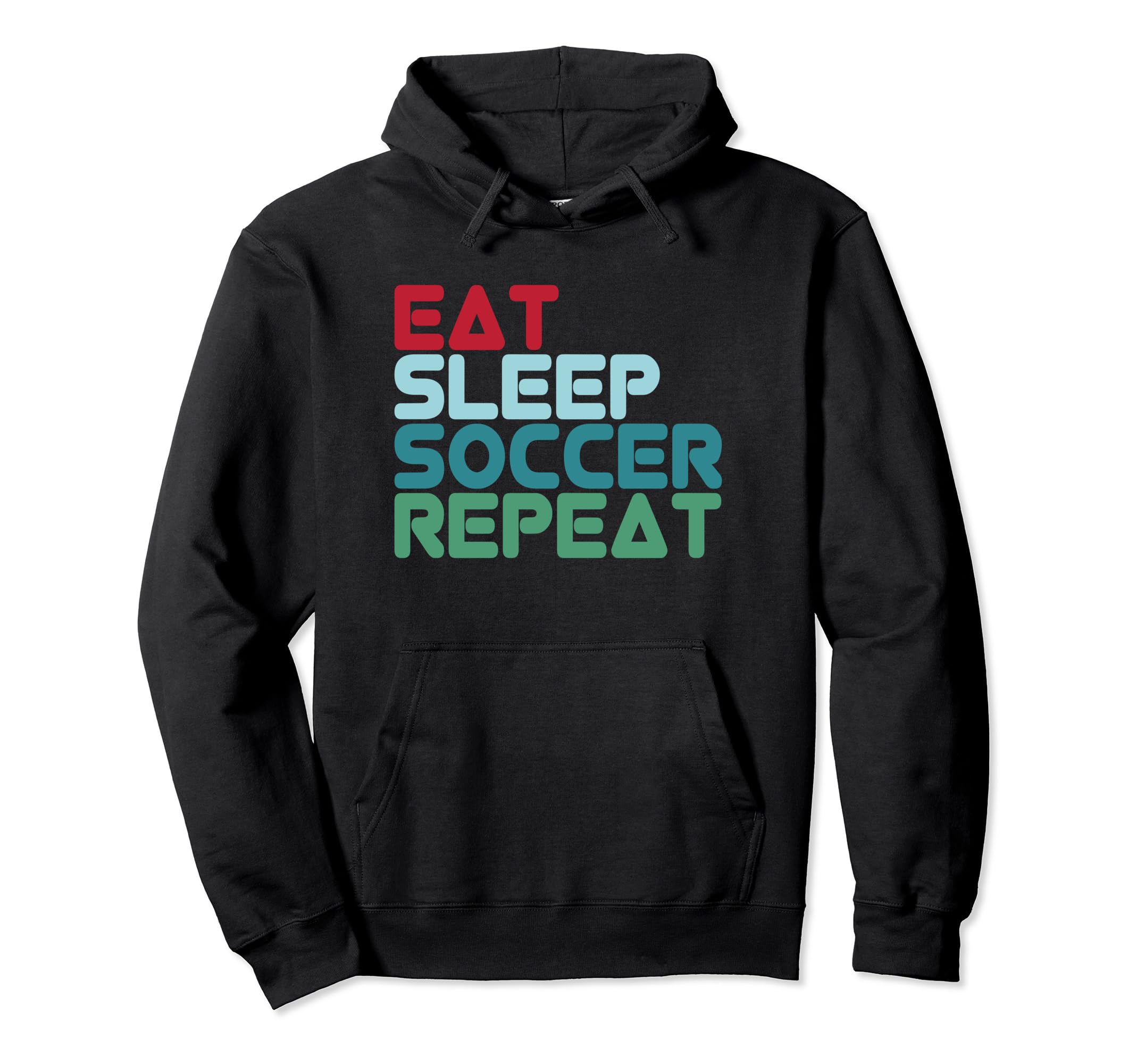 Football Football Player Eat Sleep Hoodie - Custom Art Print Men Women