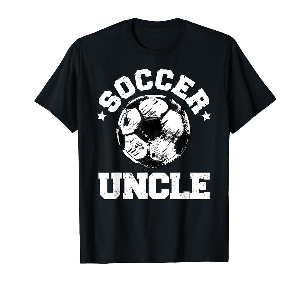 Soccer Uncle Soccer Ball Distressed T-Shirt - Custom Art Print Men Women