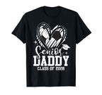 Senior Daddy Class 2026 Soccer T-Shirt - Fun Novelty Design Men Women