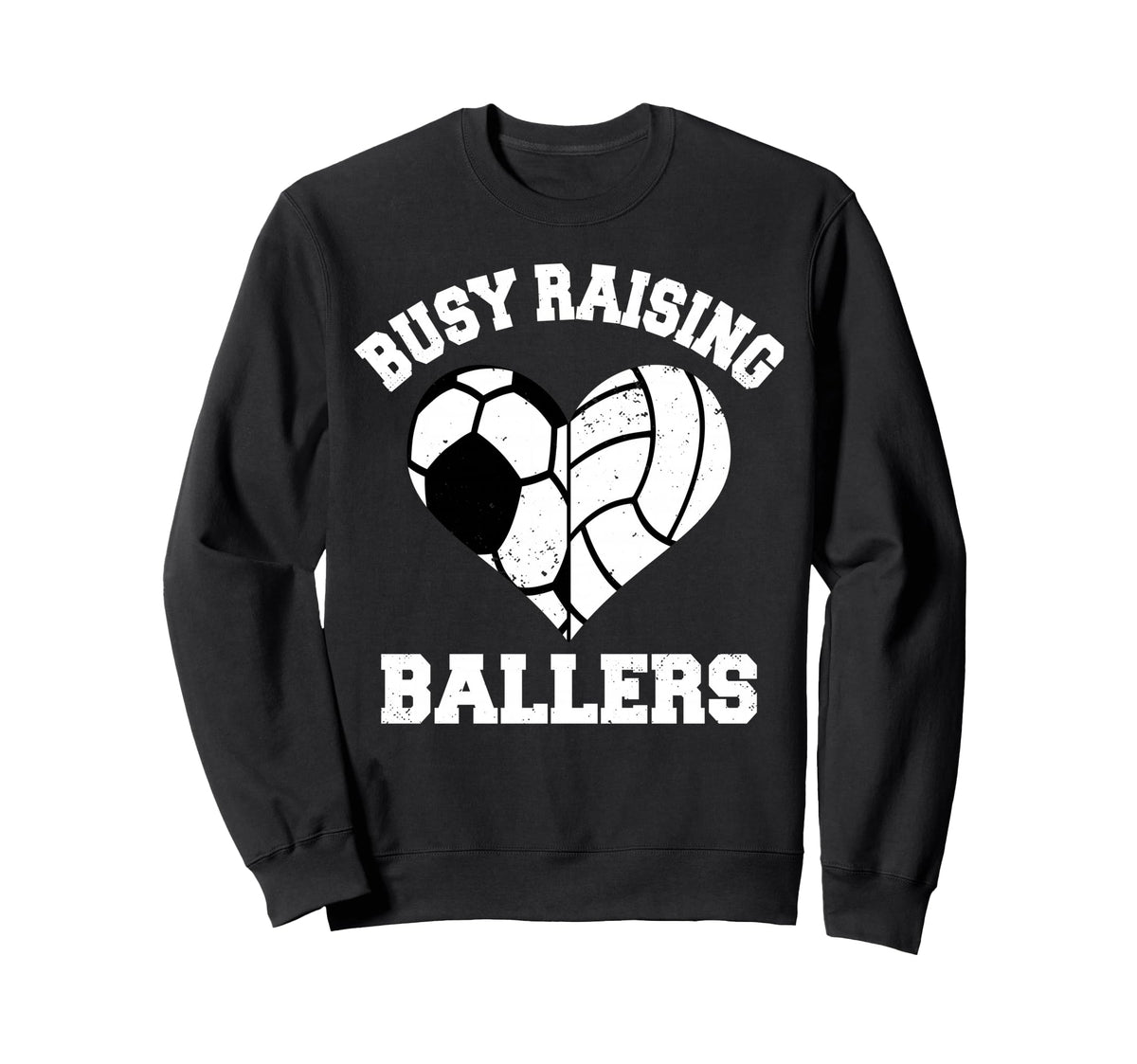 Busy Raising Ballers Soccer Sweatshirt - Minimalist Print Unisex