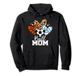 Ball Mom Funny Volleyball Soccer Hoodie - Novelty Apparel Men Women