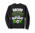 Mom Birthday Soccer Player Sweatshirt - Trendy Graphic Unisex