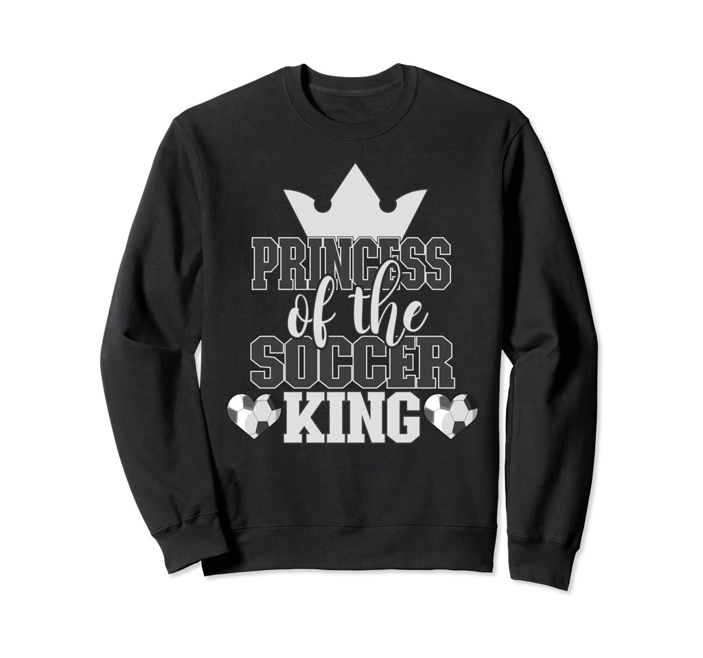 Princess Soccer King Family Matching Sweatshirt - Unique Graphic for Adults