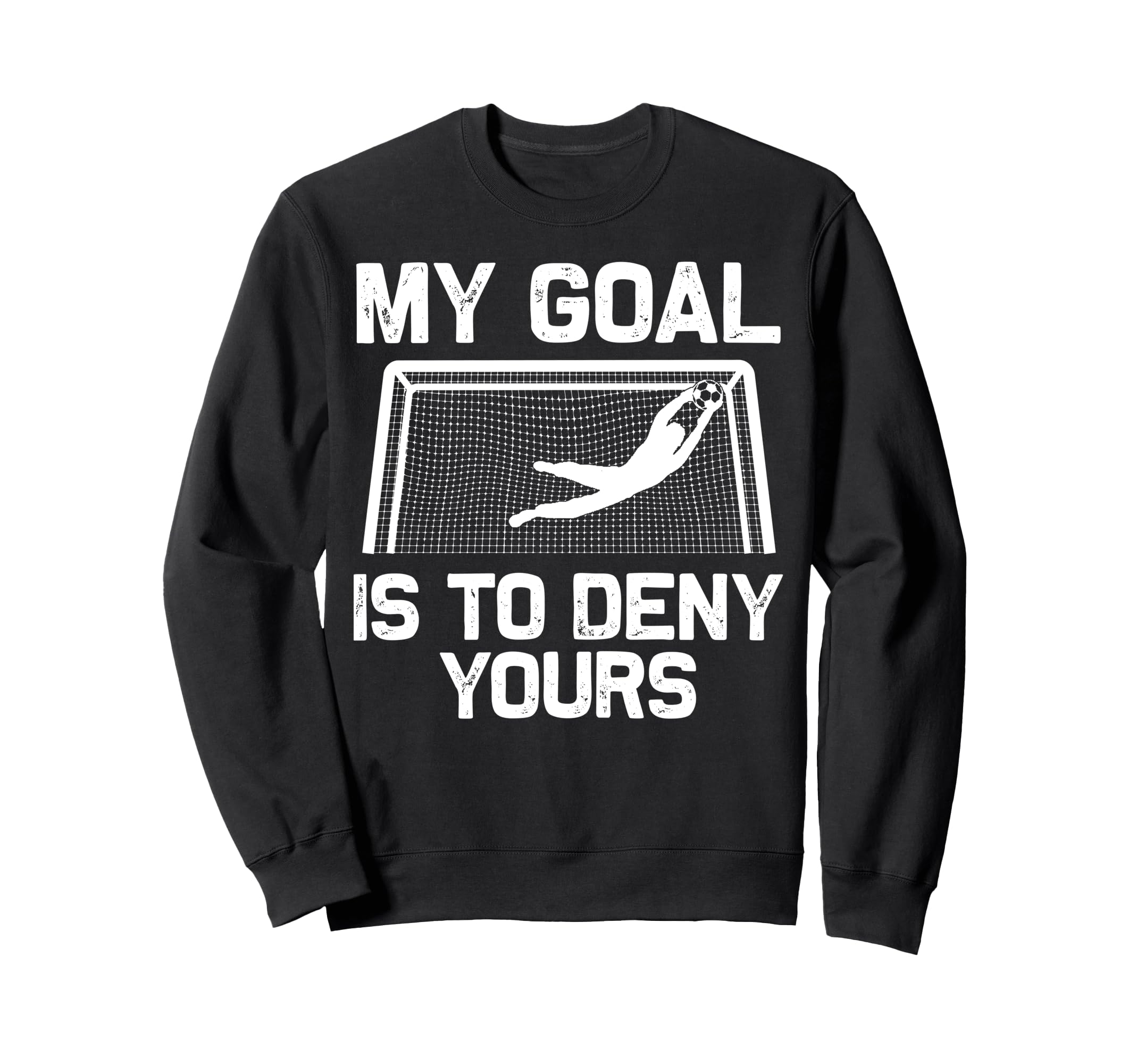Soccer Goalie Art Gag Soccer Sweatshirt - Aesthetic Graphic Men Women