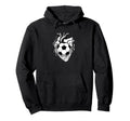 Soccer Ball Anatomical Heart Sports Hoodie - Aesthetic Graphic for Adults