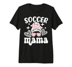Soccer Mama Messy Bun Soccer Mothers T-Shirt - Streetwear Style for Adults