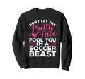 Soccer Art Teen Goalie Soccer Sweatshirt - Custom Art Print Men Women
