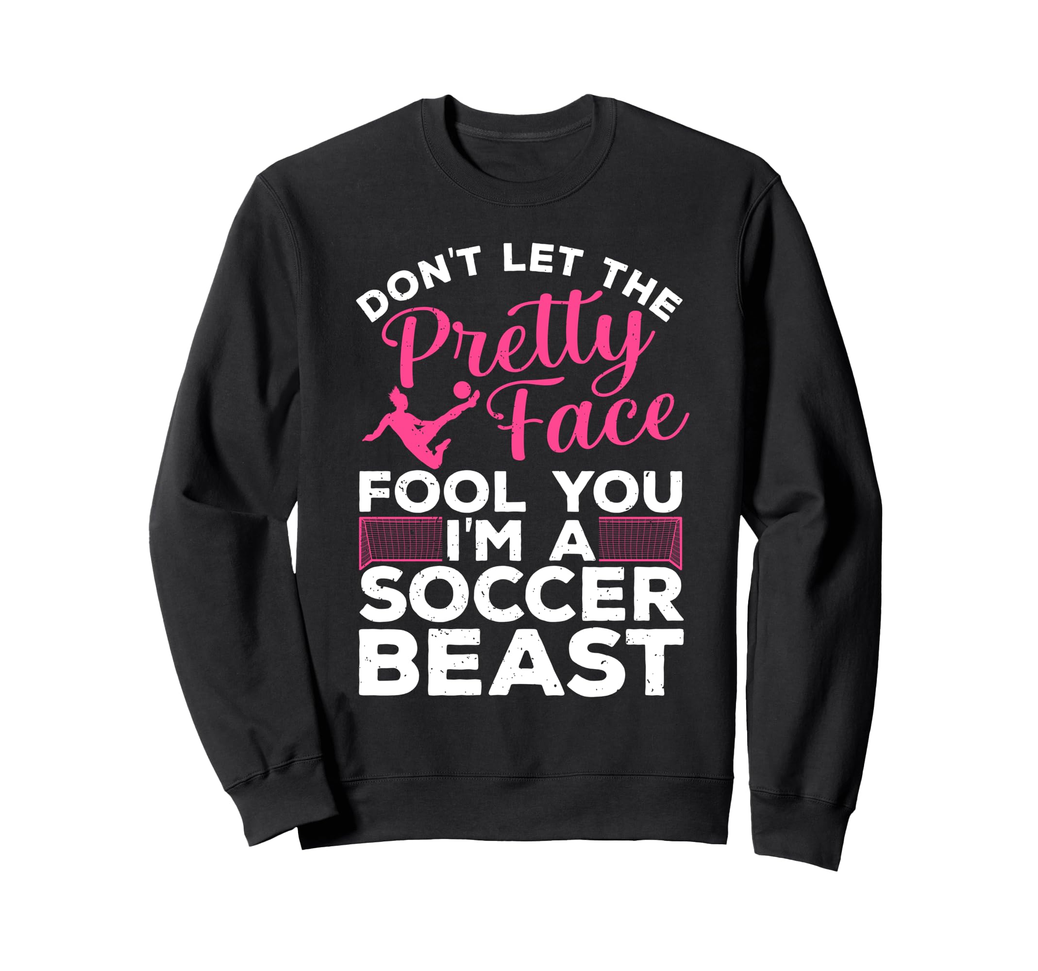 Soccer Art Teen Goalie Soccer Sweatshirt - Custom Art Print Men Women