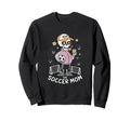 Soccer Mom Skeletton Halloween Sweatshirt - Fun Novelty Design for Adults