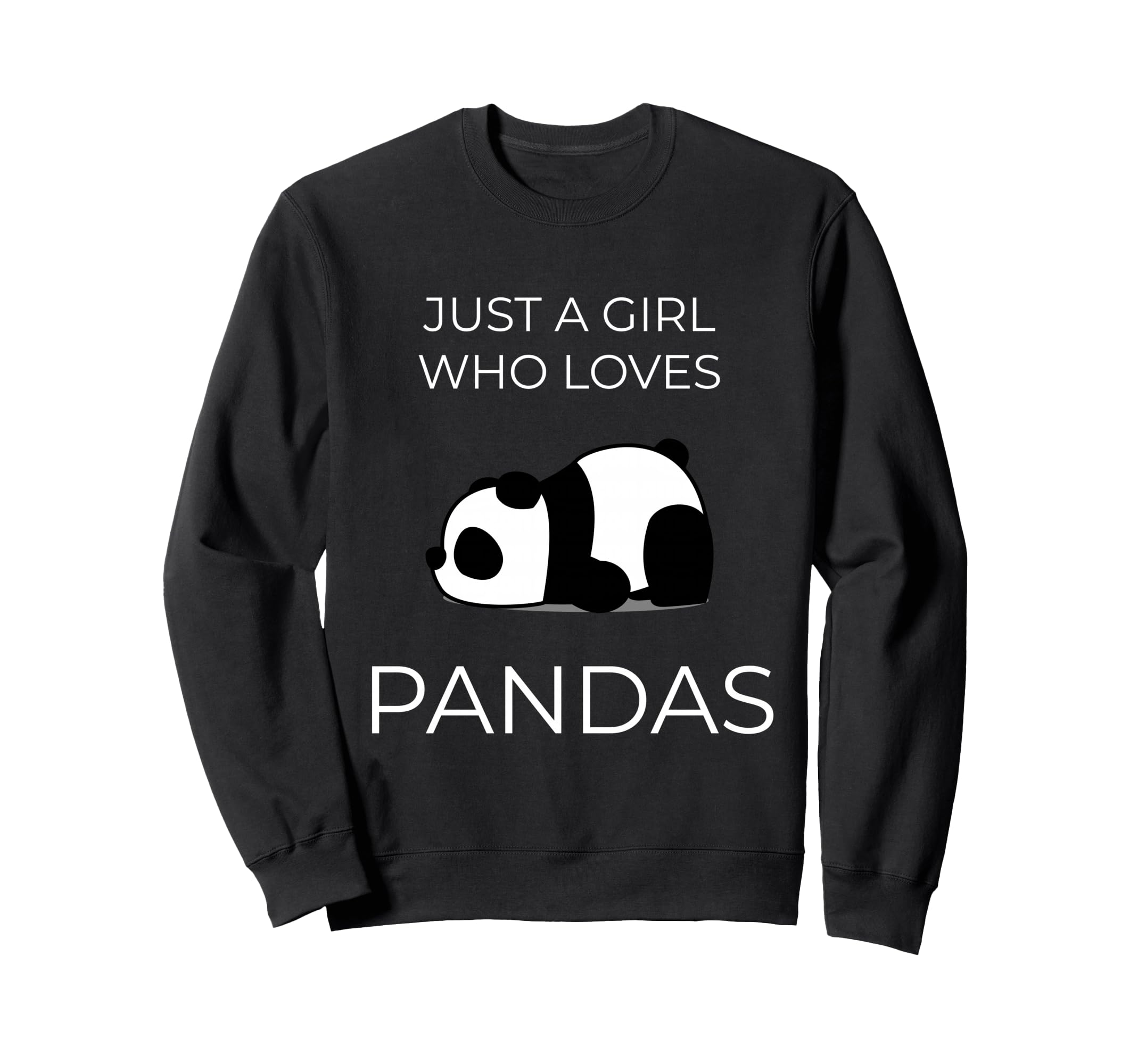 Just One Adores Pandas Kawaii Art Sweatshirt - Unique Graphic Unisex