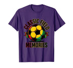 Soccer Ball Field Memories T-Shirt - Trendy Graphic Men Women