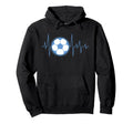 Soccer Heartbeat Pulse Soccer Lovers Hoodie - Streetwear Style Men Women