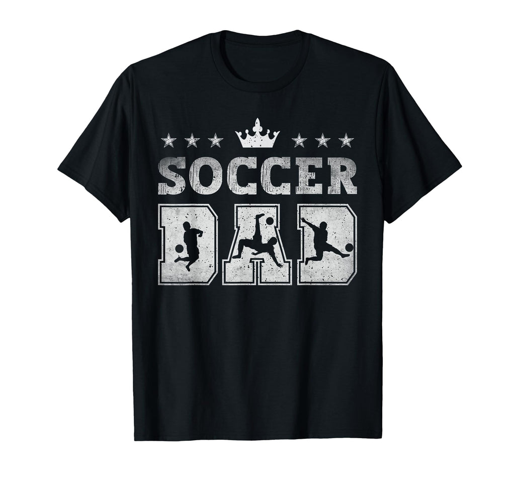 Soccer Dad Fathers Day Soccer T-Shirt - Casual Everyday Wear for Adults