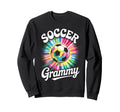 Soccer Grammy Grandma Tie Dye Sweatshirt - Novelty Apparel Men Women