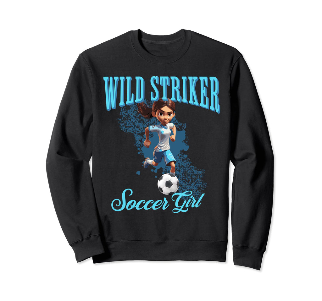 Funny Wild Striker Soccer Sweatshirt - Streetwear Style for Adults