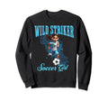 Funny Wild Striker Soccer Sweatshirt - Streetwear Style for Adults