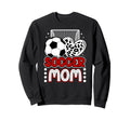 Soccer Mom Soccer Player Mother Heart Sweatshirt - Custom Art Print Unisex
