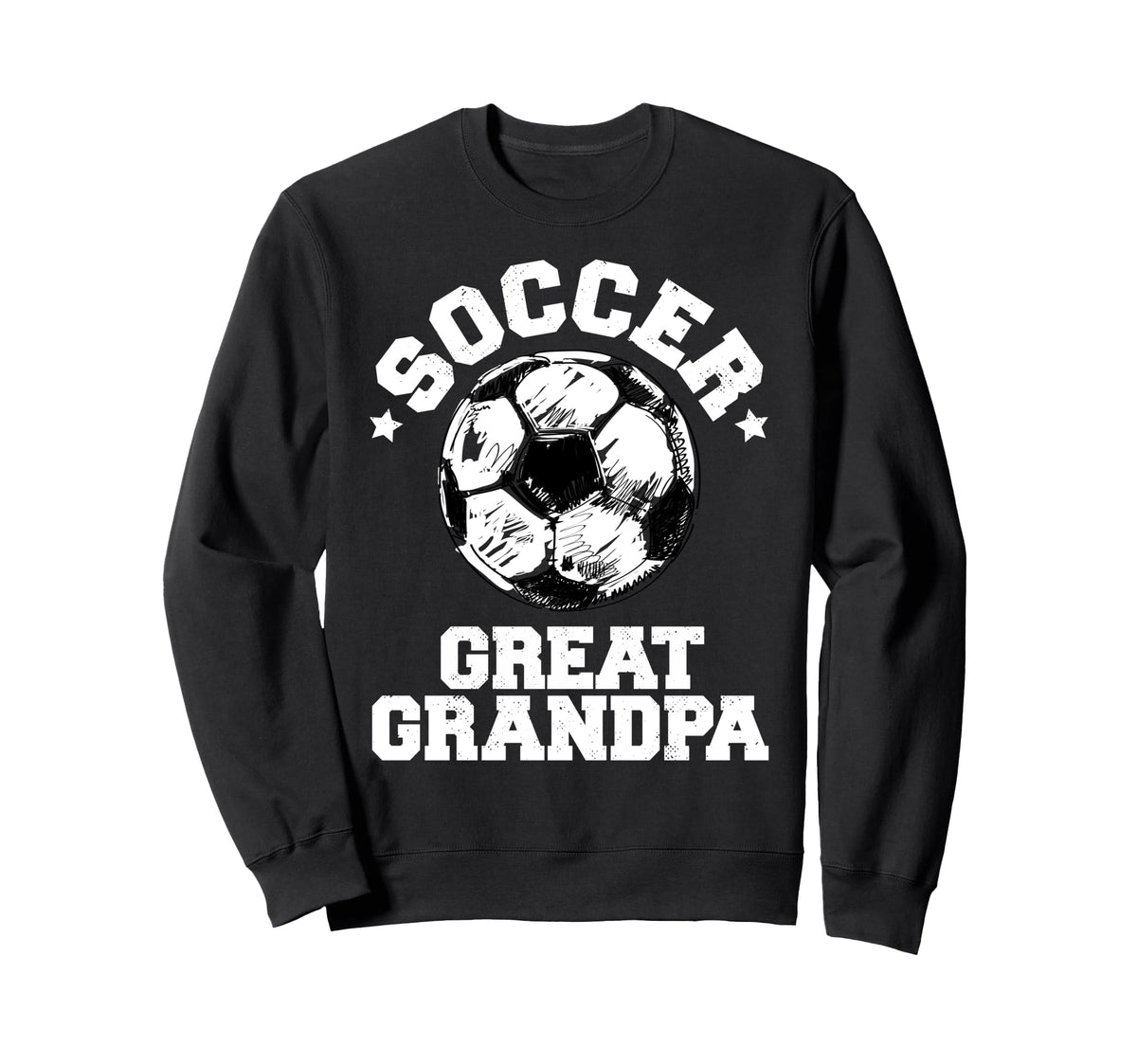 Soccer Great Grandpa Soccer Ball Sweatshirt - Casual Everyday Wear Unisex