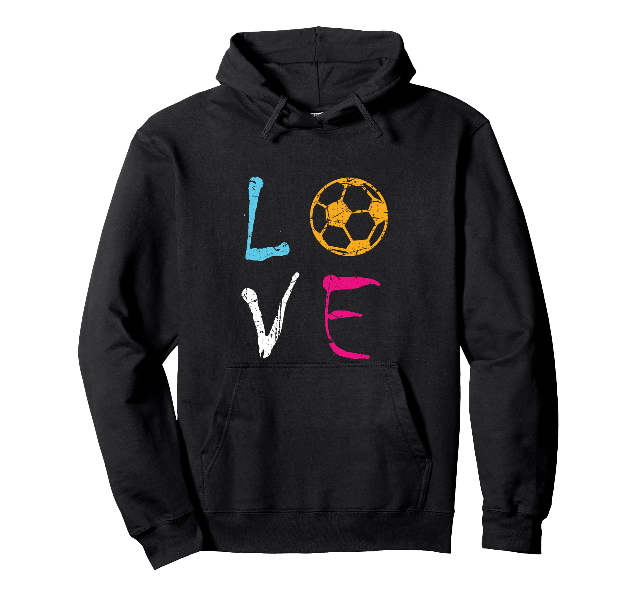Love Soccer Funny Soccer Player Hoodie - Fun Novelty Design Unisex