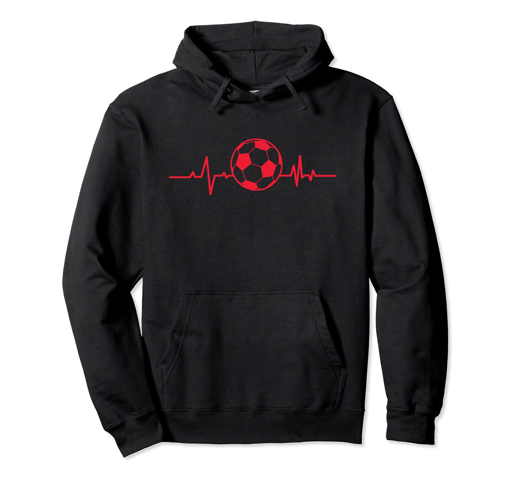 Heartline Sports Football Soccer Ball Hoodie - Aesthetic Graphic Unisex
