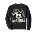 Soccer Grandma Heart Ball Stadium Sweatshirt - Unique Graphic Unisex