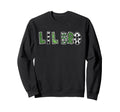 Soccer Brother Lil Bro Birthday Party Sweatshirt - Trendy Graphic Men Women