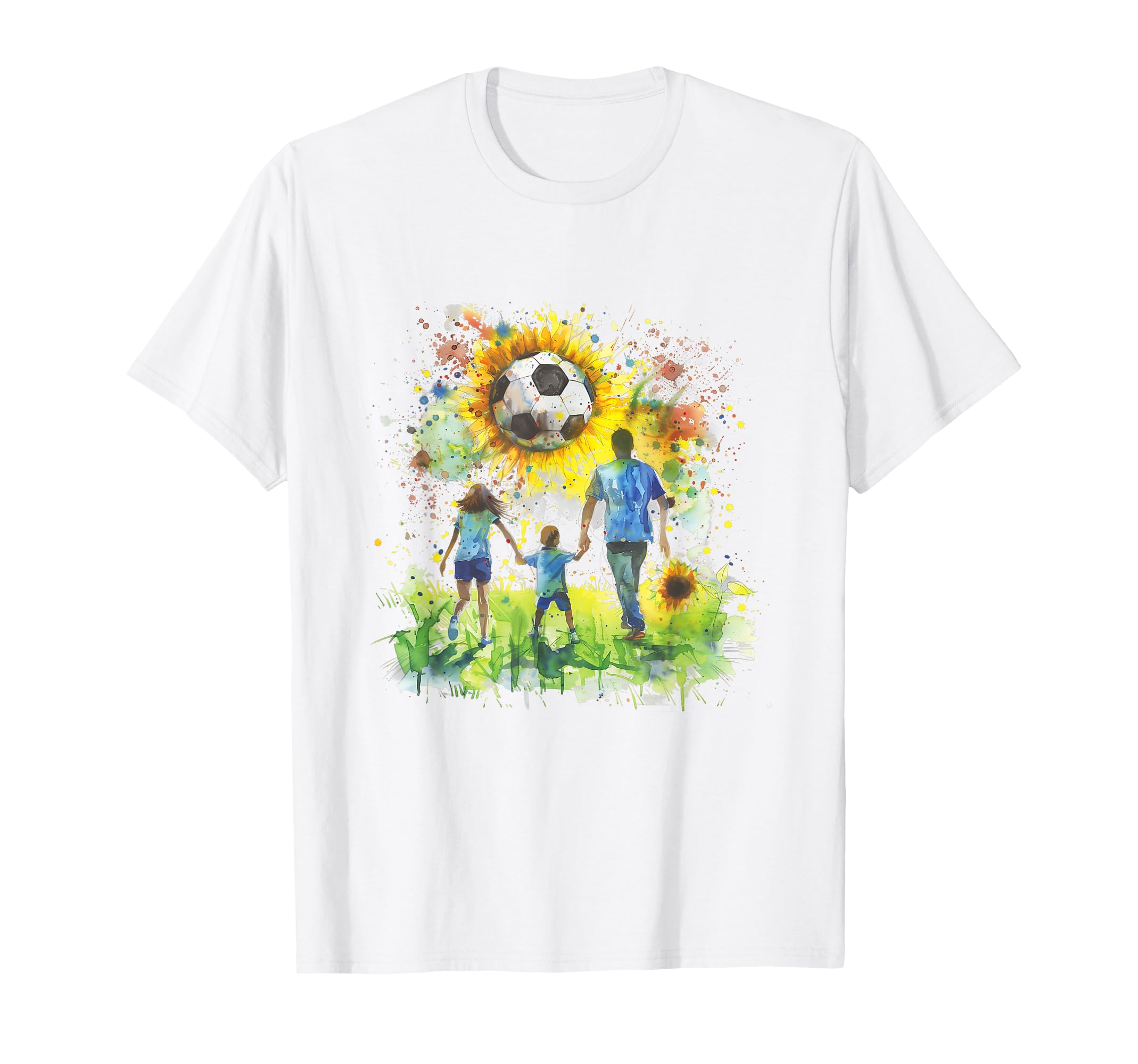 Family Play Soccer Gift Sports Lovers T-Shirt - Trendy Graphic Men Women