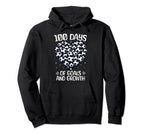 100 Days School Soccer Heart Love Hoodie - Casual Everyday Wear Men Women
