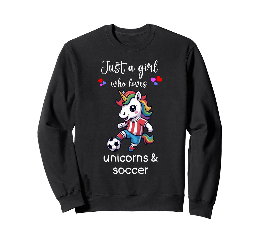 Unicorn Soccer Unicorn Soccer Sweatshirt - Unique Graphic Unisex