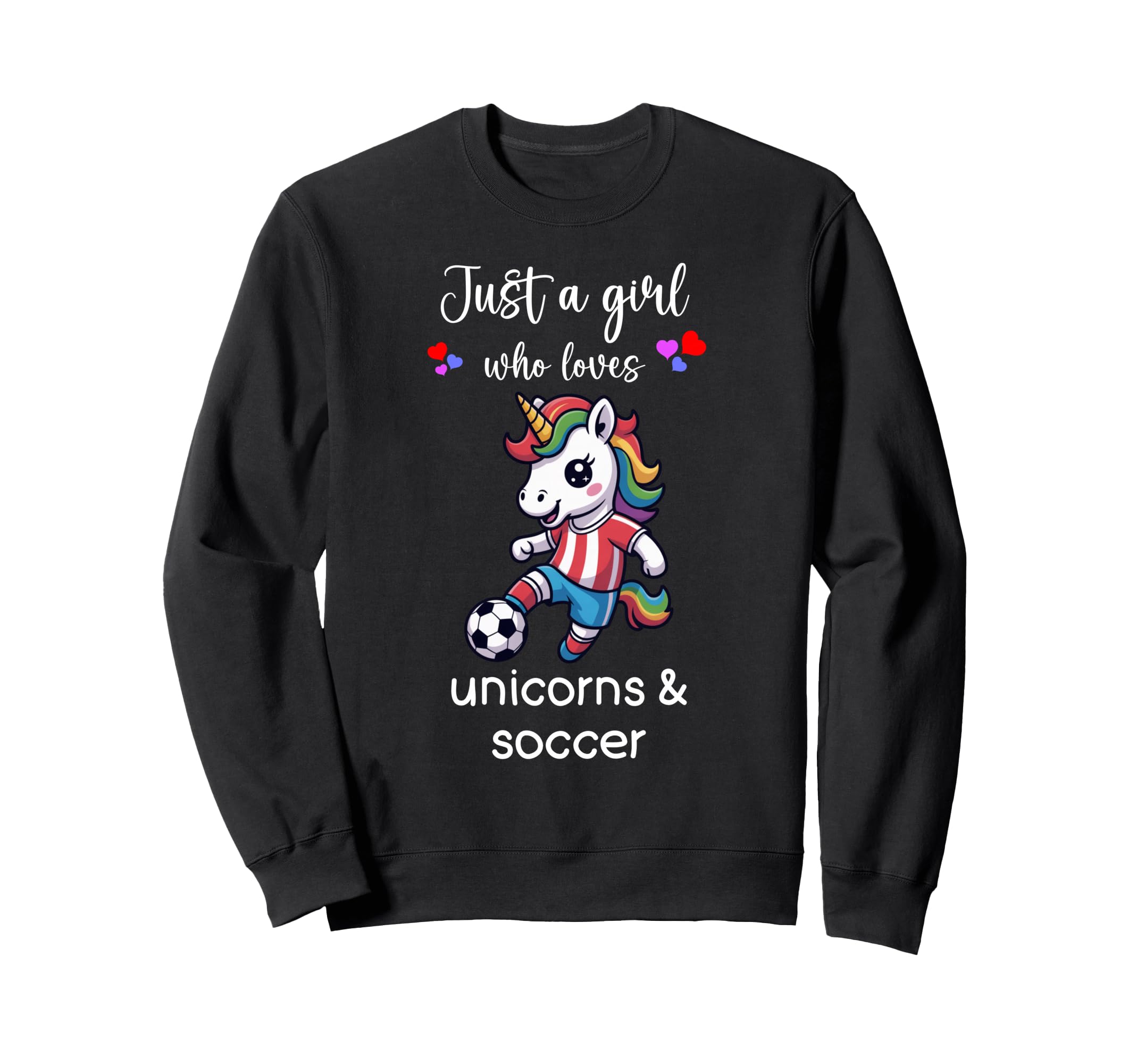 Unicorn Soccer Unicorn Soccer Sweatshirt - Unique Graphic Unisex