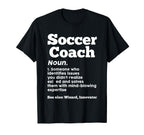 Soccer Coach 1 Someone Who Identifies T-Shirt - Graphic Print Unisex