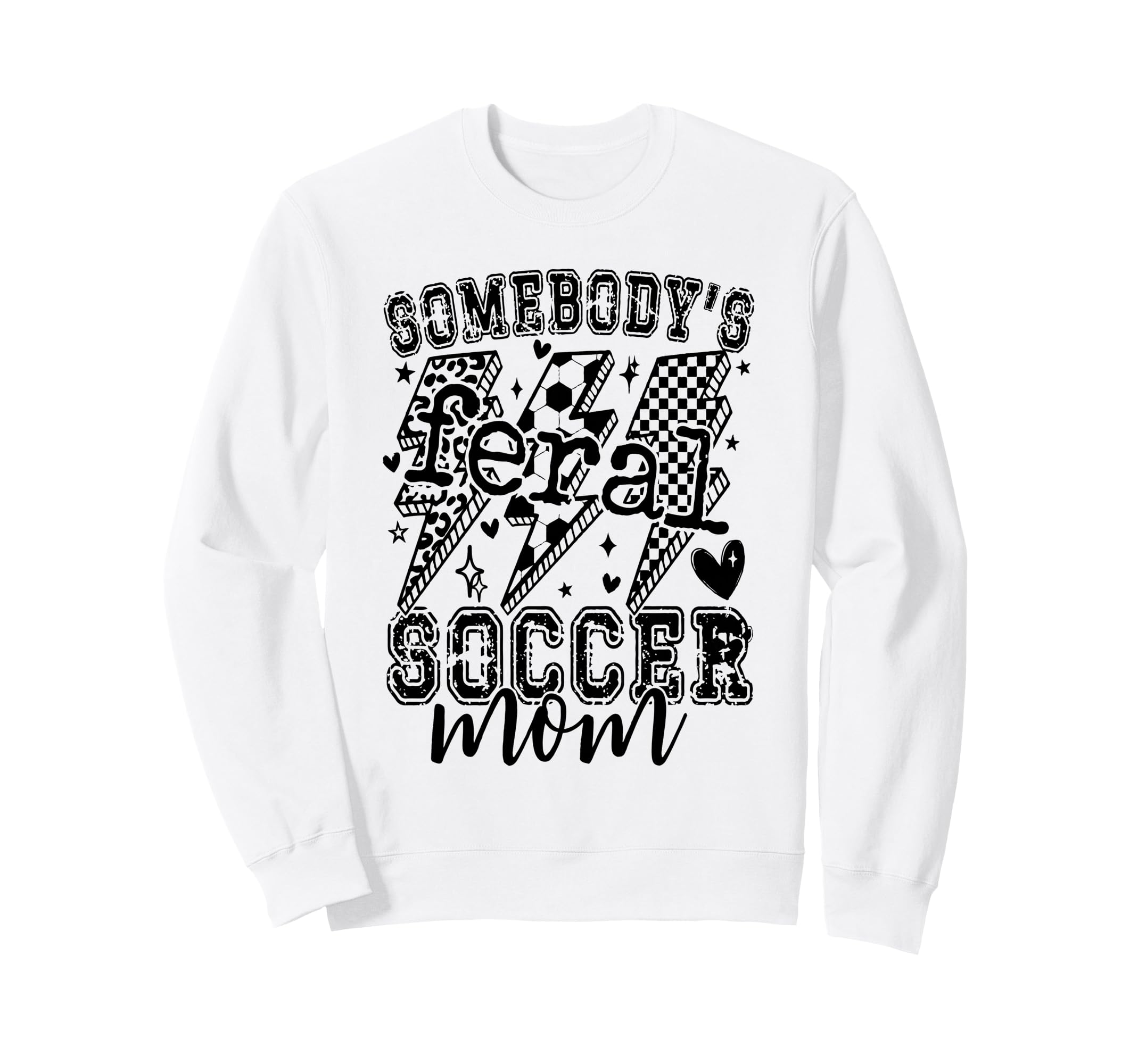 Feral Soccer Mom Sweatshirt - Novelty Apparel Men Women