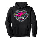 Soccer Goalkeeper Heart Love Hoodie - Casual Everyday Wear for Adults