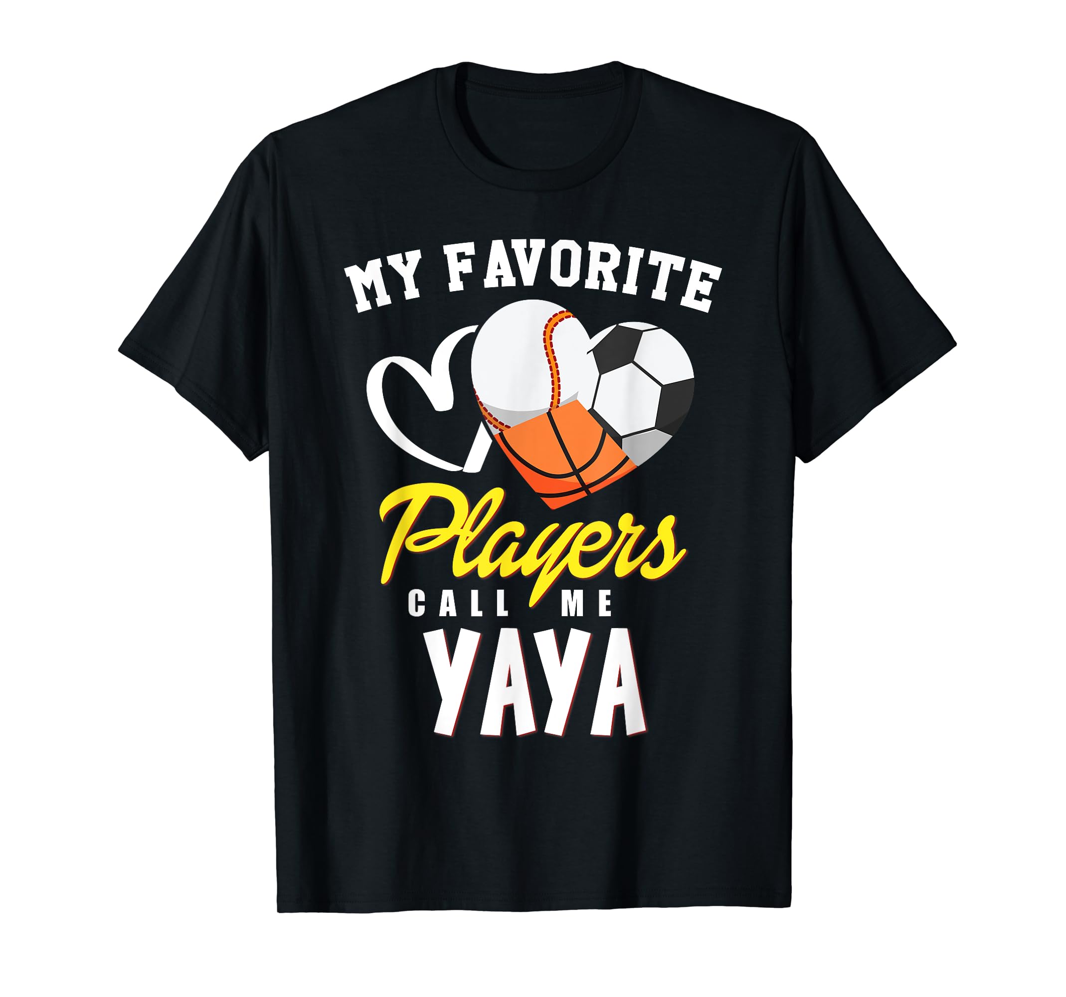 My Favorite Players Baseball Soccer T-Shirt - Trendy Graphic for Adults