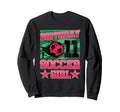 Soccer Birthday Party 11Th Sweatshirt - Minimalist Print for Adults