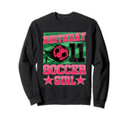 Soccer Birthday Party 11Th Sweatshirt - Minimalist Print for Adults