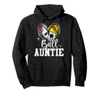 Ball Auntie Baseball Softball Soccer Hoodie - Casual Everyday Wear Unisex