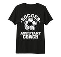 Soccer Assistant Coach Soccer Ball T-Shirt - Fun Novelty Design for Adults