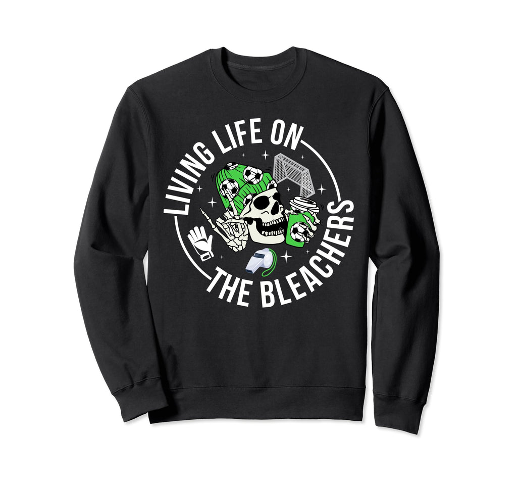 Bleachers Soccer Keeper Mom Sweatshirt - Custom Art Print for Adults