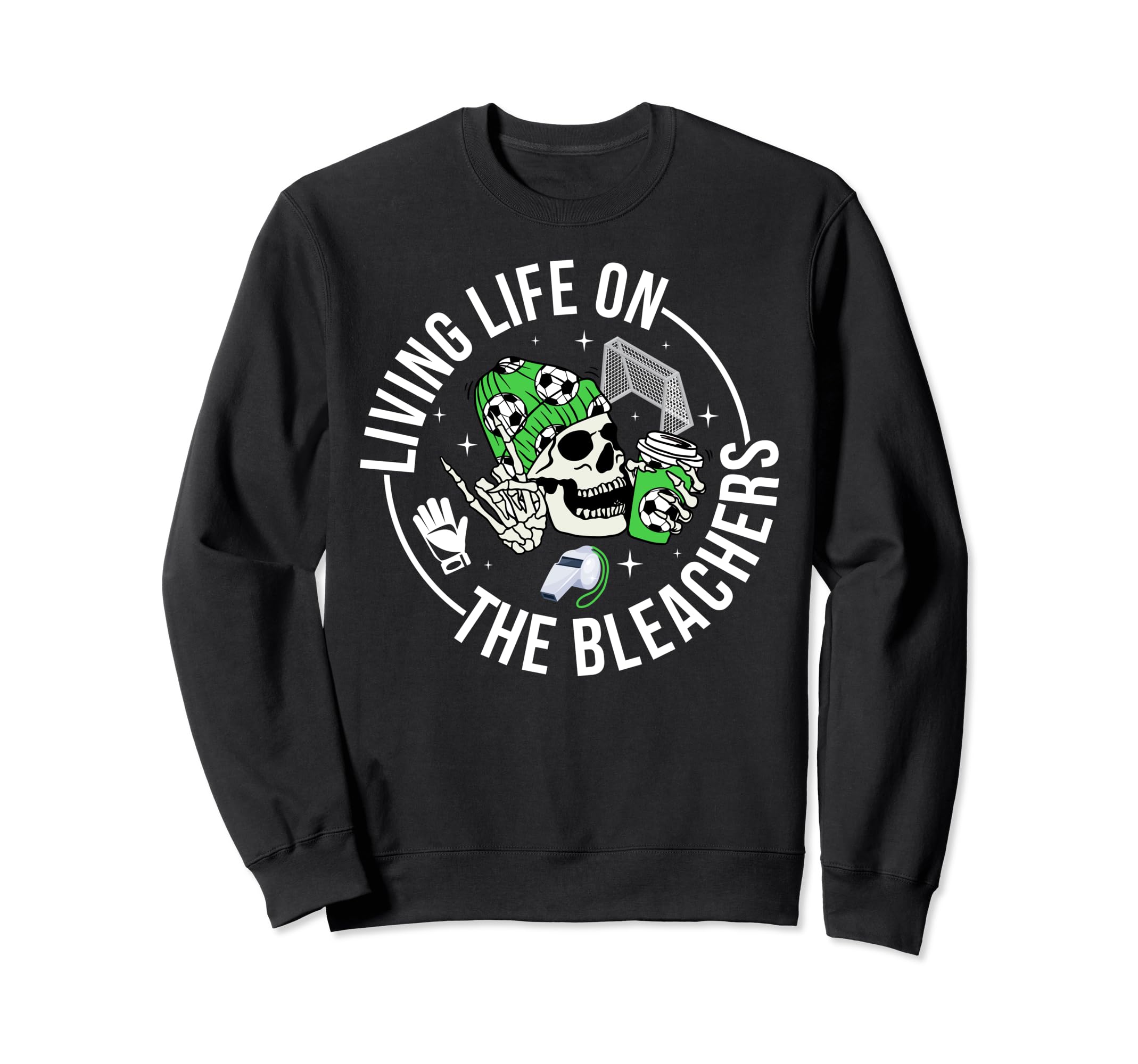 Bleachers Soccer Keeper Mom Sweatshirt - Custom Art Print for Adults