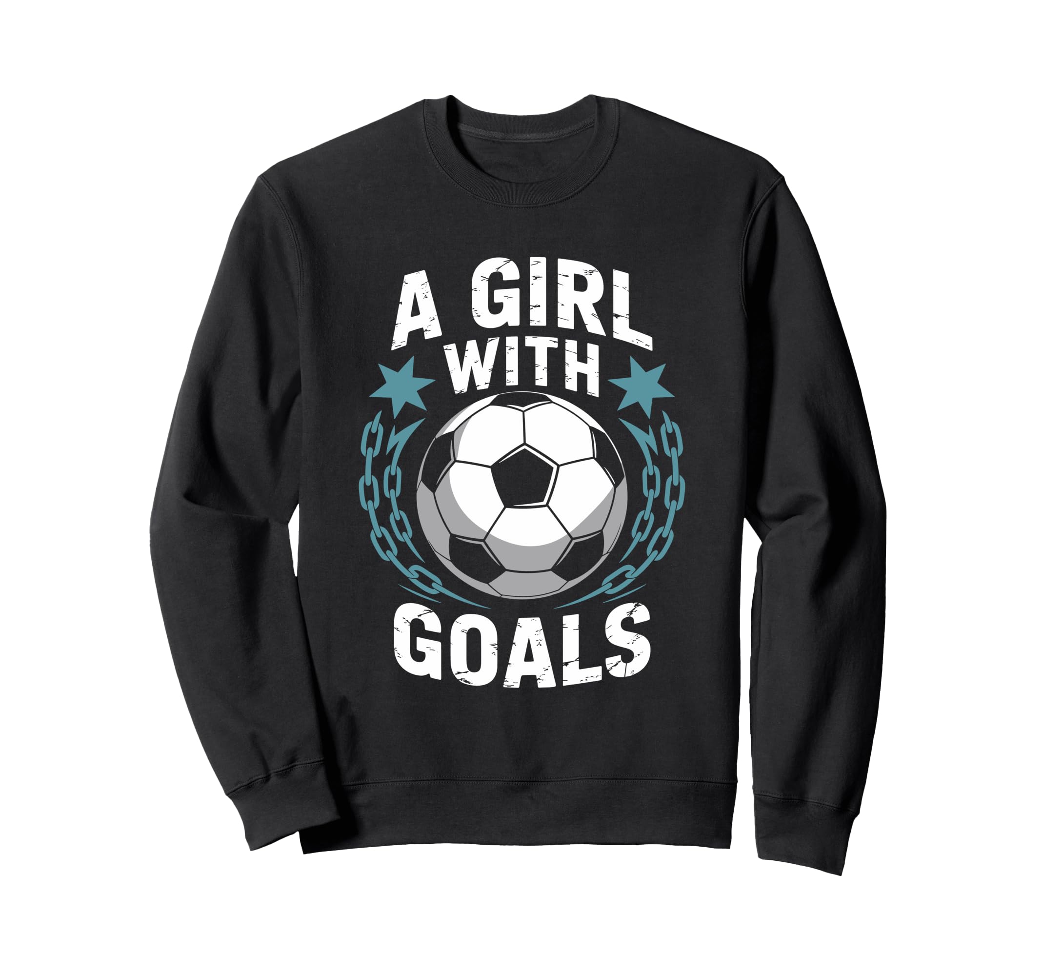 Goal Keeper Quotes Soccer Lover Sweatshirt - Casual Everyday Wear Unisex