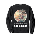 Soccer Anime Manga Unicorn Soccer Sweatshirt - Graphic Print for Adults