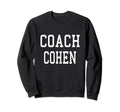 Coach Cohen Custom Football Sweatshirt - Fun Novelty Design for Adults
