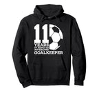 Soccer 11 Years Awesome Soccer Hoodie - Trendy Graphic Men Women
