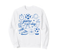 Preppy Game Day Soccer Mom Streetwear Sweatshirt - Minimalist Print Unisex