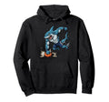 Shark Soccer Striker Cartoon Sports Hoodie - Trendy Graphic for Adults