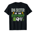 Big Sister Birthday Soccer Group T-Shirt - Fun Novelty Design Unisex